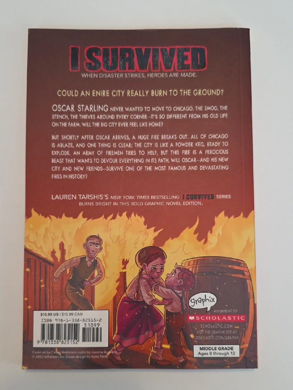 I Survived Graphic Novel Books - Great Chicago Fire, Titanic And Nazi Invasion